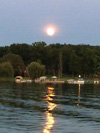 runyan lake at night